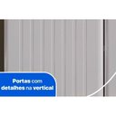 Ver imagem 4 de Cozinha Compacta Diamante New C/ 11 Portas ( 3 C/ Vidro ) Branco - Telasul