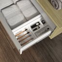 Ver imagem 6 de Gaveteiro para Banheiro Suspenso Max 60cm Yescasa Bege/Wood/Branco