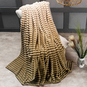 Ver imagem 1 de Cobertor Grosso Coberdrom Honey Casal Queen Fofinha e Quentinha Fluffly:caqui