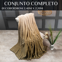 Ver imagem 5 de Cobertor Grosso Coberdrom Honey Casal Queen Fofinha e Quentinha Fluffly:caqui