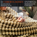Ver imagem 3 de Cobertor Grosso Coberdrom Honey Casal Queen Fofinha e Quentinha Fluffly:caqui
