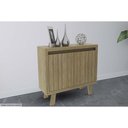 Ver imagem 2 de Buffet de Sala Jantar Me4187 C/ 2 Portas Amêndoa/branco - Tecno Mobili