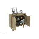 Ver imagem 1 de Buffet de Sala Jantar Me4187 C/ 2 Portas Amêndoa/branco - Tecno Mobili