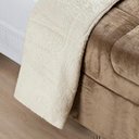 Ver imagem 2 de Coberdrom Sherpa e Flannel Everest Queen Manta Alta 150g 01 Peça - Caqui