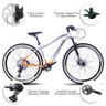 Bicicleta 12 Velocidade Drais Aro 29 Shimano Deore 17" Prata/Laranja - 321 - 3