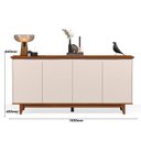 Ver imagem 7 de Buffet 4 Portas Flow Off White com Freijo