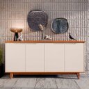 Ver imagem 3 de Buffet 4 Portas Flow Off White com Freijo