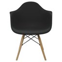 Ver imagem 3 de Kit 5 Cadeiras Charles Eames Eiffel com Braço Preta Branca Bege Outras