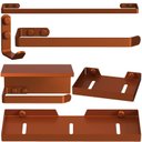 Ver imagem 1 de Kit Acessórios para Banheiro 6 Peças Rose Gold Fs Max