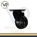 Ver imagem 5 de Kit 6 Rodinhas Giratória Refoçada 3 Polegadas Black com Rolamento Anti Risco 400kg 75mm P/ Móveis