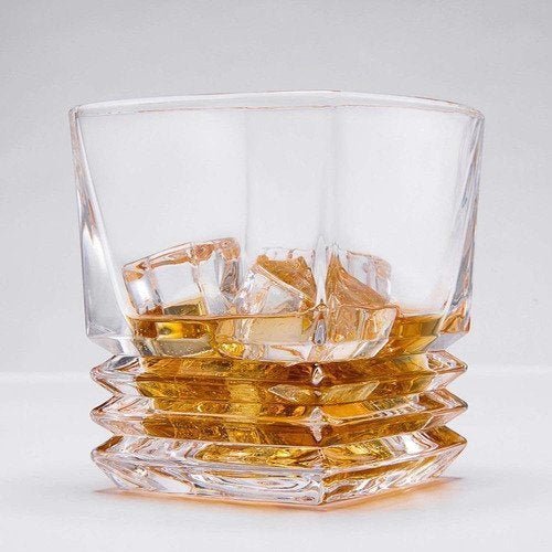 Garrafa Decanter Vidro Whisky Licor 930ml 6 Copos - 6