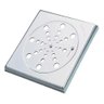 Ralo Grelha Inox para Banheiro Quadrado 10x10 com Fecho Del Metais - 4