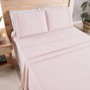 Ver imagem 6 de Kit Cobre Leito + Jogo de Cama Premier Queen 7 Peças Hipercal 200 Fios 80% Algodão, 20% Poliéster