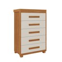 Ver imagem 2 de Cômoda Paris em MDF com 5 Gavetas