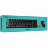 Kit de Teclado e Mouse sem Fio Mk220 Português Brasil Preto Logitech - 3