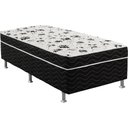 Ver imagem 2 de Cama Box Base Conjugada Espuma Dupla Solteiro Poliester:CINZA