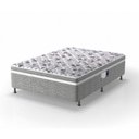 Ver imagem 3 de Cama Box Base Conjugada Espuma Dupla Solteiro Poliester:CINZA