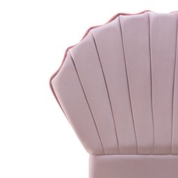 Cabeceira Cama Box 0,90 Bárbara Veludo Rosa Barbie Star Confort - 4