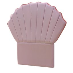 Cabeceira Cama Box 0,90 Bárbara Veludo Rosa Barbie Star Confort - 1