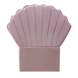 Cabeceira Cama Box 0,90 Bárbara Veludo Rosa Barbie Star Confort - 3