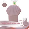 Cabeceira Cama Box 0,90 Bárbara Veludo Rosa Barbie Star Confort - 6