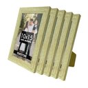 Ver imagem 1 de Kit 5 Porta Retrato 10x15 A6 Apoio Decorativo Moldura Acetato Foto Decor:carvalho