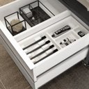 Ver imagem 7 de Gaveteiro para Banheiro com Rodízios Max 60cm Yescasa Cinza/Grafen/Branco