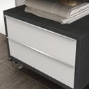 Ver imagem 4 de Gaveteiro para Banheiro com Rodízios Max 60cm Yescasa Cinza/Grafen/Branco
