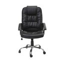 Ver imagem 2 de Cadeira Office Viseu Alta Preta - Rivatti