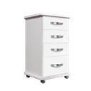 Ver imagem 2 de Gaveteiro 4 Gavetas - Cor Branco (Corrediças Telescópicas)