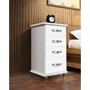 Ver imagem 1 de Gaveteiro 4 Gavetas - Cor Branco (Corrediças Telescópicas)