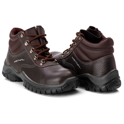 Bota de Segurança em Couro Estival - Wo10031s1 - Ca 44591:34/unissex/marrom - 2