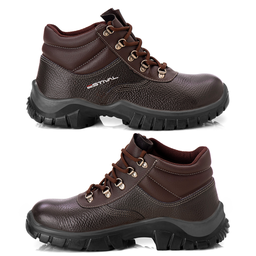 Bota de Segurança em Couro Estival - Wo10031s1 - Ca 44591:34/unissex/marrom - 3