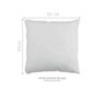 Duas Almofada Luxo Decorativa - 50x50 - RNE 221 - 2