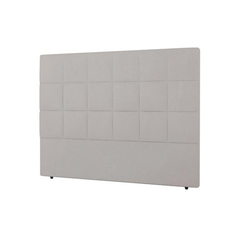 Cabeceira Nairóbi Casal 1400mm Veludo Adar Off White - Simbal