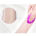 Ver imagem 5 de Depilador Esfoliante Pedra Cristal Magico Higiene Remove Tira Pelos Corpo Mao Braço Perna Rosto Indo