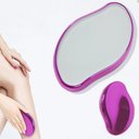 Ver imagem 3 de Depilador Esfoliante Pedra Cristal Magico Higiene Remove Tira Pelos Corpo Mao Braço Perna Rosto Indo
