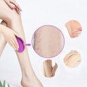 Ver imagem 7 de Depilador Esfoliante Pedra Cristal Magico Higiene Remove Tira Pelos Corpo Mao Braço Perna Rosto Indo