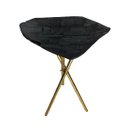 Ver imagem 1 de Mesa Lateral Obsidiana Bordas Naturais