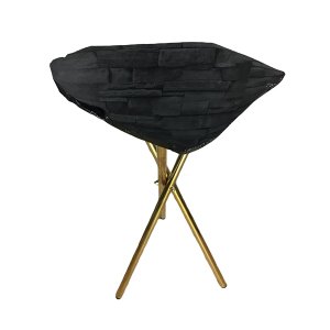 Mesa Lateral Obsidiana Bordas Naturais