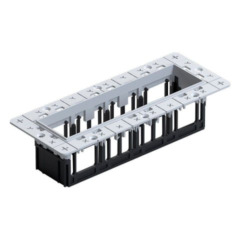 Moldura No-frame Nordecor 6683 para 4 Módulos Tap Branco