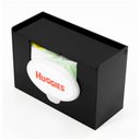 Ver imagem 1 de Porta Lenços Toalha Umedecidas Largo com Tampa Acrílico Preto Centauri Acrílicos PLU-L-B-T