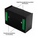 Ver imagem 3 de Porta Lenços Toalha Umedecidas Largo com Tampa Acrílico Preto Centauri Acrílicos PLU-L-B-T