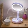 Espelho Maquiagem de Mesa C/ Luz Led Rotação 360° Camarim - 5
