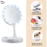 Espelho Maquiagem de Mesa C/ Luz Led Rotação 360° Camarim - 3