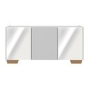 Ver imagem 5 de Rack Tv até 32 Polegadas com Espelhos 3 Portas Multimóveis Mp1079 Branco/natural