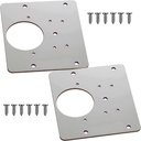 Ver imagem 4 de 4 Placas de Reparo de Dobradiças para Móveis 90x90mm