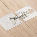 Ver imagem 2 de 4 Placas de Reparo de Dobradiças para Móveis 90x90mm