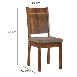 Conjunto Sala da Jantar Mesa com Tampo de Vidro/mdf com 4 Cadeiras Spazzio Urca - 5 Conjunto Sala da Jantar Mesa com Tampo de Vidro/mdf com 4 Cadeiras Spazzio Urca - 5