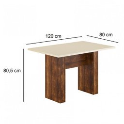 Conjunto Sala da Jantar Mesa com Tampo de Vidro/mdf com 4 Cadeiras Spazzio Urca - 6 Conjunto Sala da Jantar Mesa com Tampo de Vidro/mdf com 4 Cadeiras Spazzio Urca - 6